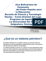 Sistema Petrolero — Geología 1