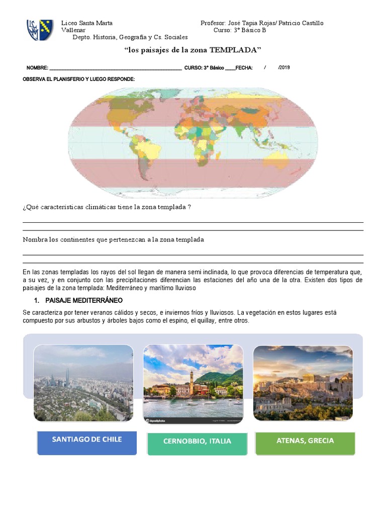 Las Clima de La Zona Templada | Descargar gratis PDF | Clima templado ...