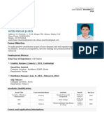 CV Format 