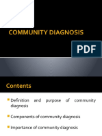 Unit 8 Community Diagnosis