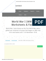World War I (WW1) Facts, Worksheets, History & Information For Kids