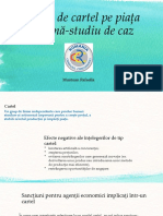 Poziții de Cartel Pe Piața Română-Studiu de Caz