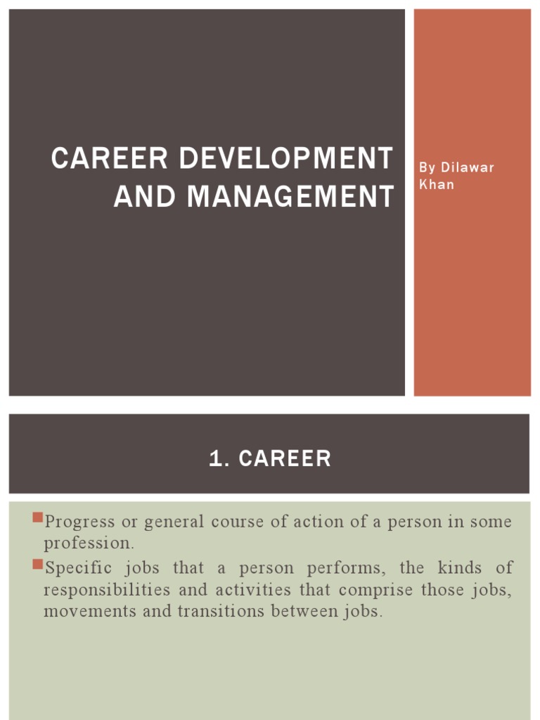 Career Development and Management Guide | PDF | Competence (Human ...