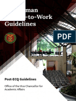 UP Diliman Return-to-Work Guidelines