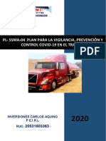 Plan para La Vigilancia, Prevención y Control Covid-19 en El Trabajo