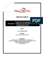 Kertas Kerja Lawatan Akademik Dls2a