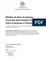 Medidas de Alívio Económico Documento Orientador PDF