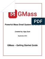 Powerful Mass Email System For Gmail: Gmass - Getting Started Guide