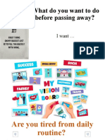 What Do You Want To Do Before Passing Away?: Iwant