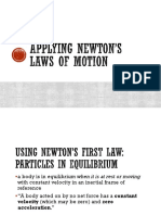 Applying The NEwtons Laws of Motion