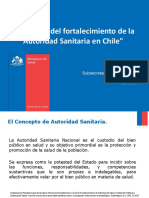 Desafio Fortalecimiento Autoridad Sanitaria Chile