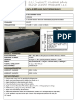 Technical Data Sheet For 8 Inch Thermo Block: Pictures Drawings