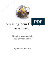 0 Increase Your Capacity As A Leader Cover Page PDF