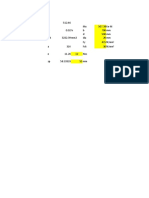 Beam Steel calculation