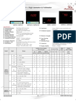 3 Digit Ammeter & Voltmeter: SMP35S, SMP35ST SMP9635S, SMP9635ST SMPTC, Smptcs Smp96Tc, Smp96Tcs