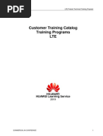 2019 Customer Training Catalog-Training Programs (LTE) V1.0 PDF