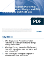 Product Innovation Platforms: Enabling Product Design and PLM in The Digital Business Era