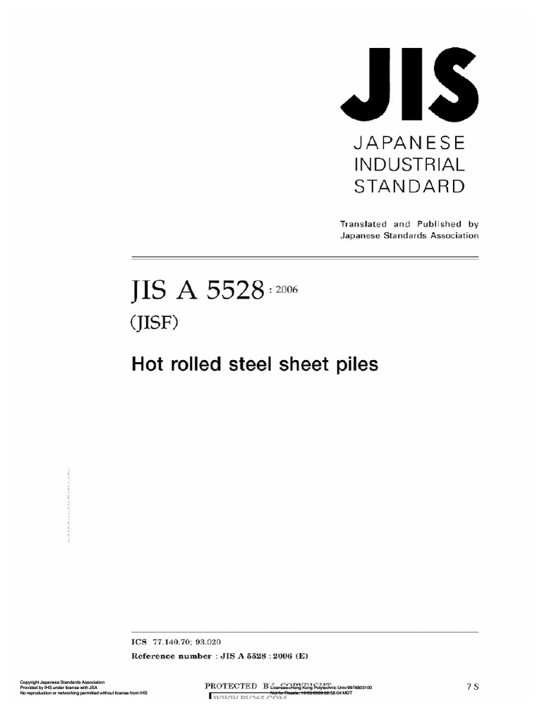 JIS A 5528 2006 en | PDF | Environmental Law | Government