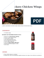 Smoky Hickory Chicken Wings PDF