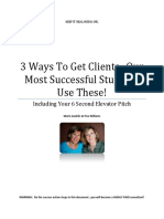 3 Ways To Get Clients... Our Most Successful Students Use These!