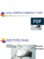 Using Welding Inspection Tools