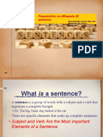 Sentence Rules Part I