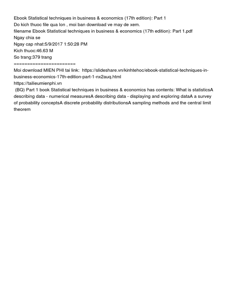 Statistics visual data 6