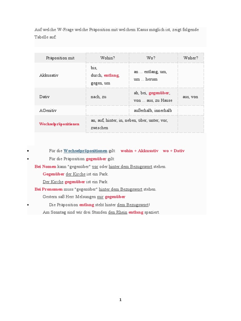 Explicacion Gramatica W Fragen | PDF