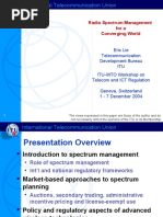 Radio Spectrum Management For A Converging World