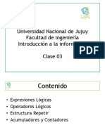 iiTE03 Expresiones Lógicas - Estructura Repetir