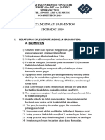 Praturan Dan Formulir Sporadic Bulutangkis PDF