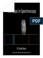 First Steps in Spectros