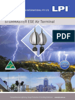 STORMASTER ESE Air Terminal: Lightning Protection International Pty LTD