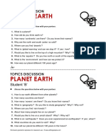 Planet Earth: Student A'
