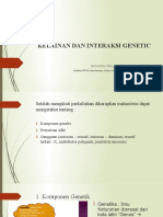 Pertemuan 3. Kelainan dan Interaksi genetic