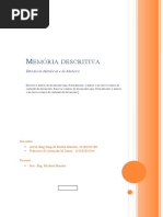 Memória descritiva