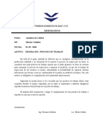 MEMO Mejora en El Proceso de Trabajo Analistas