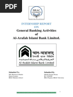 General Banking Activities of Al-Arafah Islami Bank Limited