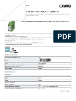 Power Supply Unit - MINI-PS-100-240AC/24DC/2 - 2938730: Dados Comerciais