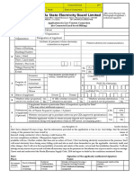 New Connection Application Form LT