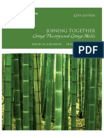PDF Download Joining Together Group Theory and Group Skills 12th Edition