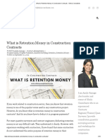 What Is Retention Money in Construction Contracts - Sihela Consultants