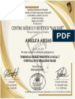 Certificado Electroestetica Facial y Corporal 200-54 PDF