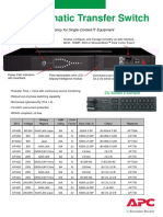 Rack Automatic Transfer Switch: Provides Power Redundancy For Single-Corded IT Equipment