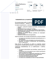 Fundamentos de La Planificacion y Control de Utilidades