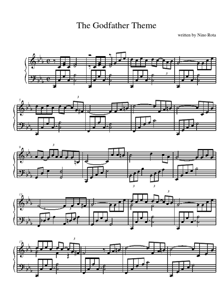 The Godfather Theme | PDF
