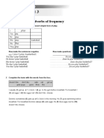 Worksheet 3: Present Simple & Adverbs of Frequency