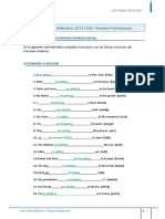 Present Continuous Tense Activity