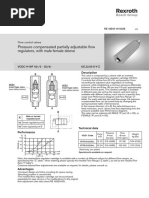 Pressure Compensated Partially Adjustable Flow Regulators, With Male-Female Sleeve