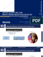 Aplicación principios deontológicos